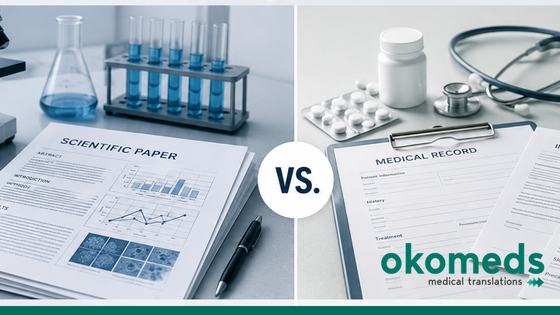 scientific translation vs medical translation